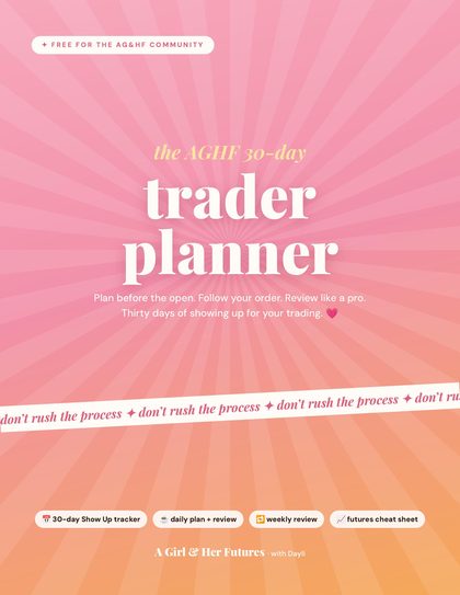 AGHF 30-Day Trader Planner cover